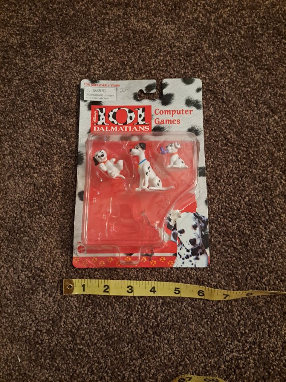 Vntg 90's Disney Mattel Arco Toys 101 Dalmatians "Computer Games" figurine set. - Picture 6 of 6